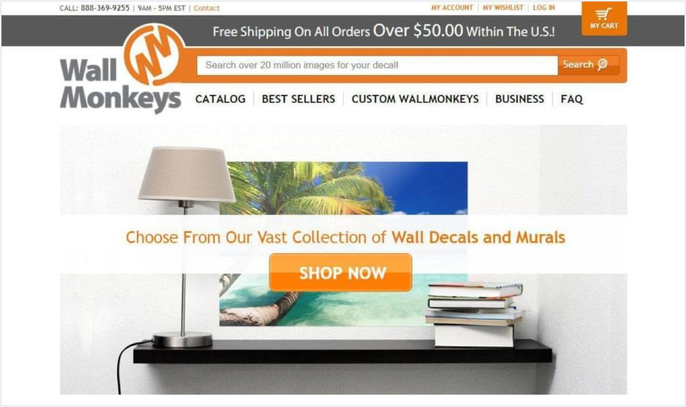 Wall Monkeys Website